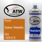 Preview: Ford, Saber Metallic, GU / M7413: 400ml Sprühdose, von ATW Autoteile West.